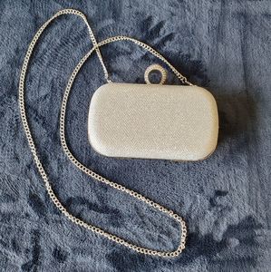 Expressions NYC Silver Glitter Purse!